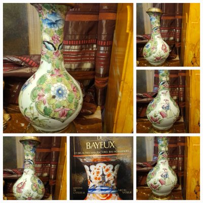 BAYEUX pied de lampe en porcelaine GOSSE