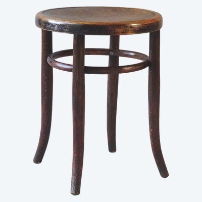 Tabouret Fschel, vers 1915 assise bois assise thermoformée, No Thonet
