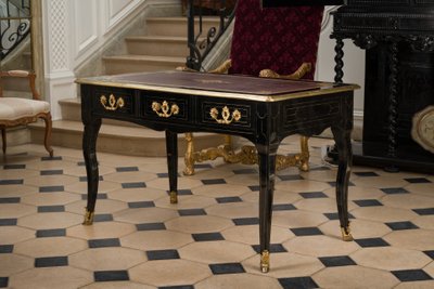 Scrivania piatta in stile Regency