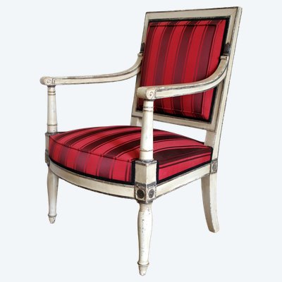 Fauteuil Empire impérial pour les Tuileries (marque fer & inventaire), attribué Jacob Desmalter