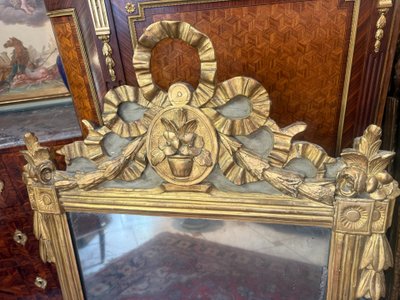 MIROIR D EPOQUE LOUIS XVI PROVENCAL – 18ème