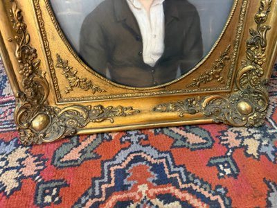 PASTEL DU 19ème REPRESENTANT UN JEUNE GARCON 