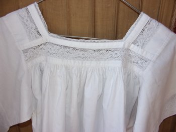 Pair of altar boy surplices from the end of the 19th century