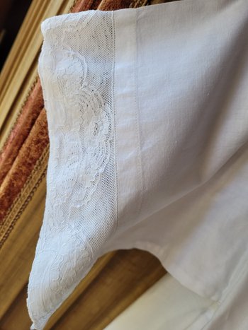 Pair of altar boy surplices from the end of the 19th century