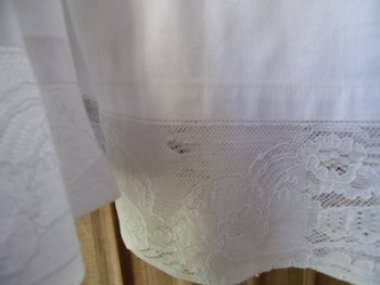 Pair of altar boy surplices from the end of the 19th century