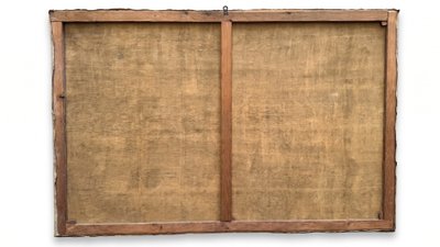 Federico Sartori (Milano, 1865 - 1938)  Michelangelo in piazza del Duomo a Pietrasanta, 1926