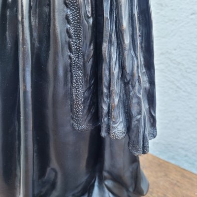 Math Moreau, Marie Stuart, H73cm, bronze signé, XIXème siècle