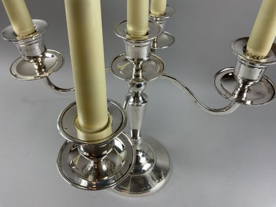 Candelier 5 feux 4 branches style font 