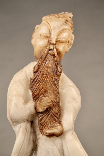 Sculpture asiatique  en onyx, hauteur 60 cm