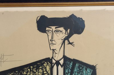 Bernard Buffet - Le Toréador Escamillo (Grand format), 1967 Lithographie 