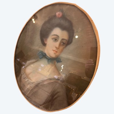 Portrait de  femme de qualité 