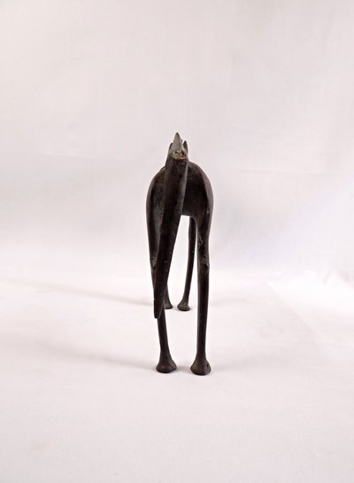 Cheval en Bronze artisanat Africain du Burkina Faso début XXe