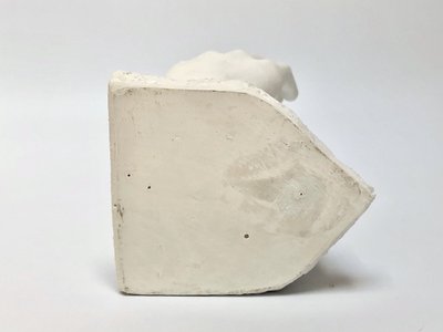 Sculpture La Cathédrale Rodin plâtre d'atelier moulage