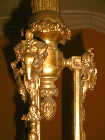 Bronze Chandelier With Putti