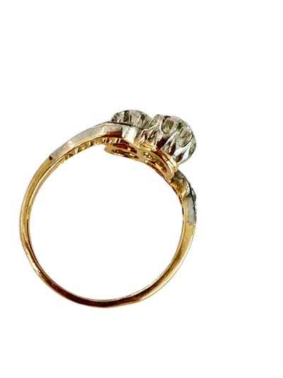 Ring toi et moi Gold, Platin und Diamant