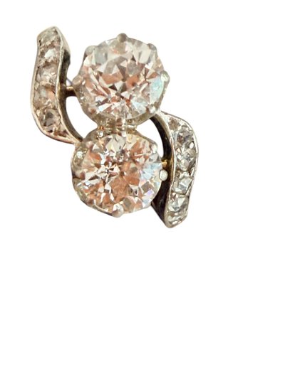 Ring toi et moi Gold, Platin und Diamant
