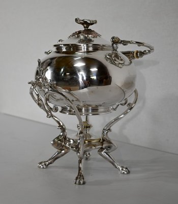 Samovar in silver plated metal, Maison Christofle - Early XXth century