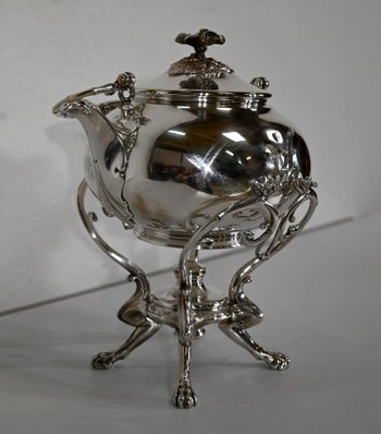 Samovar in silver plated metal, Maison Christofle - Early XXth century