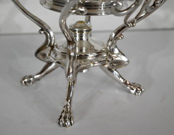 Samovar in silver plated metal, Maison Christofle - Early XXth century