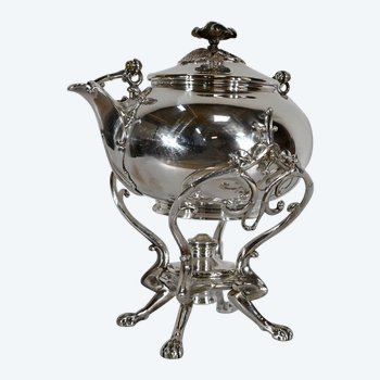 Samovar in silver plated metal, Maison Christofle - Early XXth century