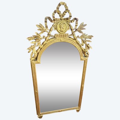 SPECCHIO IN STILE LUIGI XVI CON PRONTON