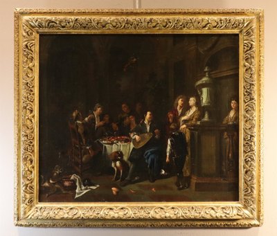 'banquet' And 'brawl', A Pair Of Works By Pieter Angillis (1685–1734)