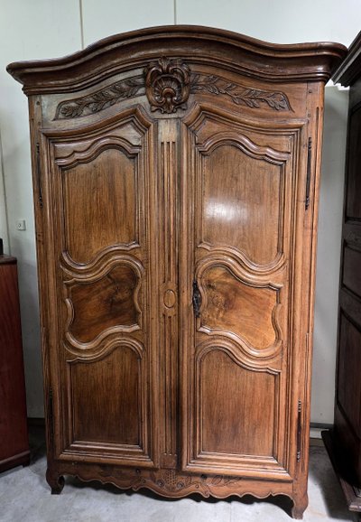 Louis XV period walnut cupboard