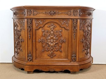 Property sideboard in Oak, Louis-Philippe style - End of XIXth century
