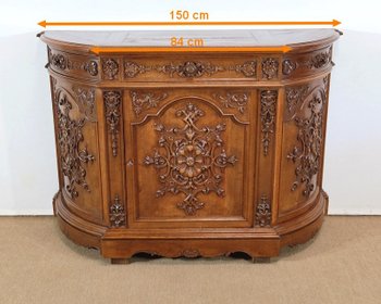 Property sideboard in Oak, Louis-Philippe style - End of XIXth century