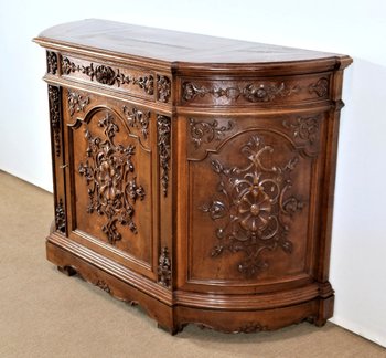 Property sideboard in Oak, Louis-Philippe style - End of XIXth century