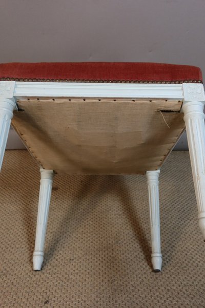 Suite of eight Louis XVI style chairs