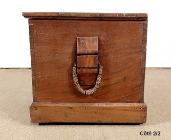 Baule da viaggio in mogano - seconda metà del XIX secolo