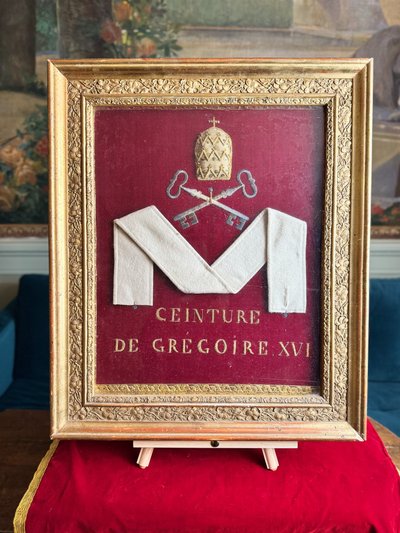 Relique du Pape Grégoire XVI (1765-1846) - Circa 1850