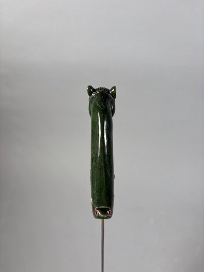 Kard Dolch aus Jade mit Pferdekopf INDIEN Mughal Dynastie (1526-1857)
