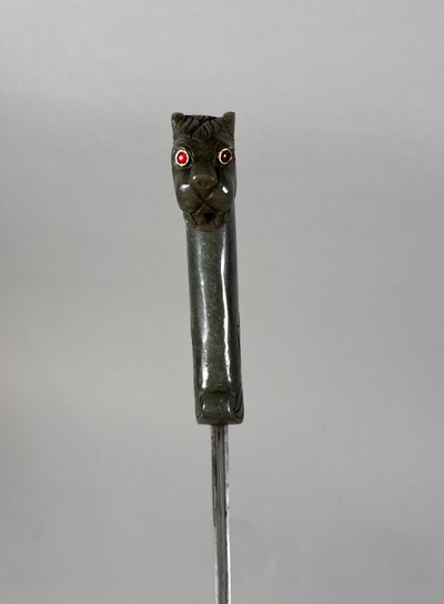 Lion-headed jade Kard dagger INDIA Mughal dynasty (1526-1857)