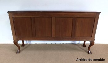 Enfilade en Loupe de Noyer, goût Chippendale – 1ère partie XXe