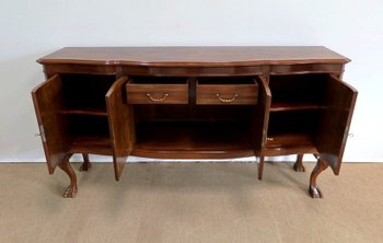 Enfilade en Loupe de Noyer, goût Chippendale – 1ère partie XXe