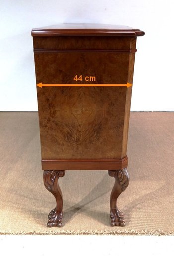 Enfilade en Loupe de Noyer, goût Chippendale – 1ère partie XXe