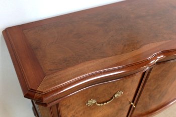 Enfilade en Loupe de Noyer, goût Chippendale – 1ère partie XXe