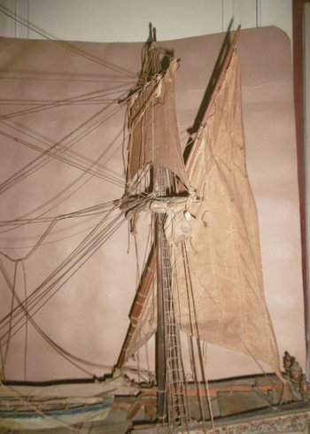 Maquette de voilier 19ème