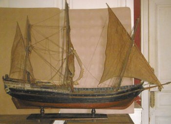 Maquette de voilier 19ème