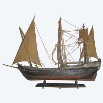 Model of a sailing ship 19th century