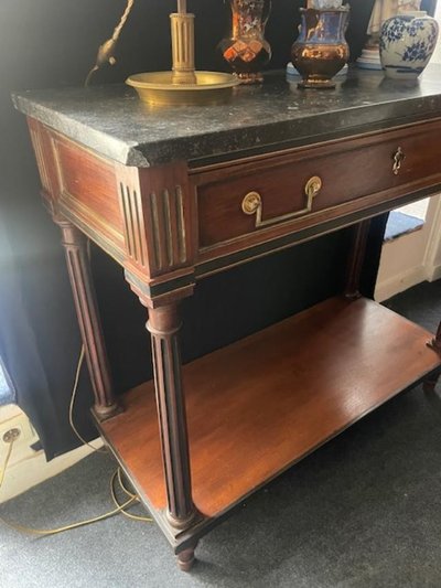 Consolle in mogano d'epoca Luigi XVI