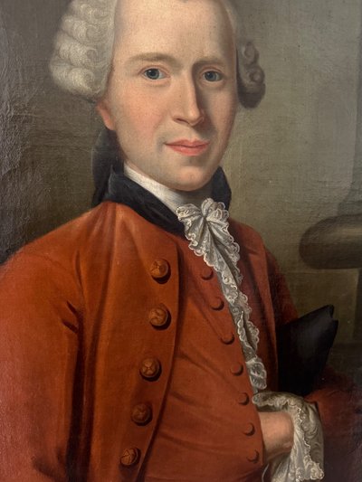 Large Pair of 18th century portraits 1750-1770