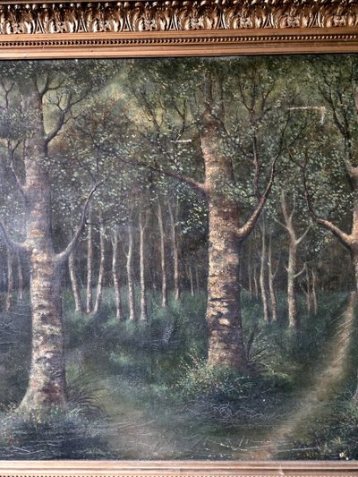 Paysage forestier – École de Barbizon, XIXᵉ siècle - huile sur toile