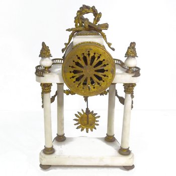Gilded Bronze And Marble Portico Trim 1900