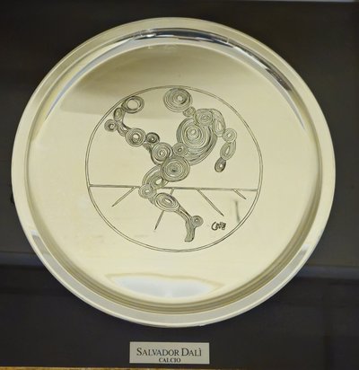 Plate in serigraphy on silverplated - Limited edition - Framed with certificate