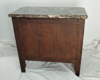 Commode marquetée époque Transition