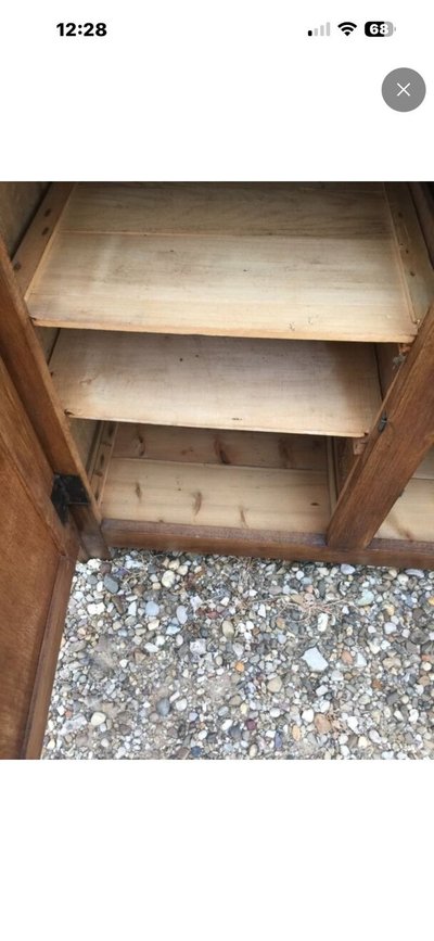 Mado Sideboard aus massiver Eiche – französischer Haushaltsstil der 1950er Jahre