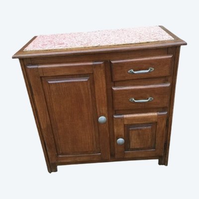 Buffet Mado en Chêne Massif — Style Ménager Français Années 50